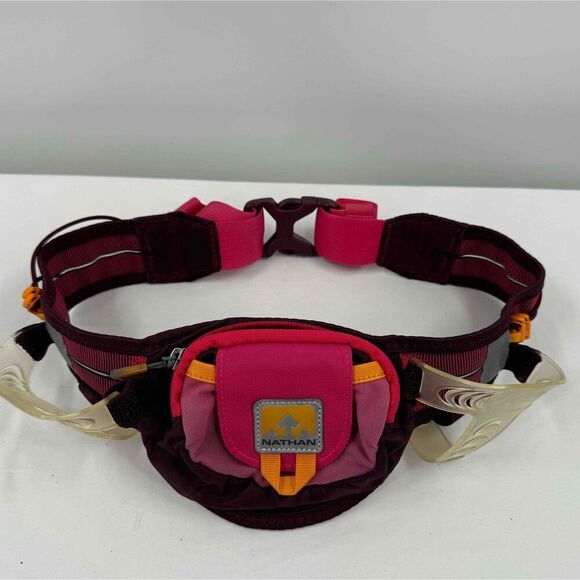 Handbags - Nathan Pink Running Belt With Adjustable Strap And Pockets Unisex